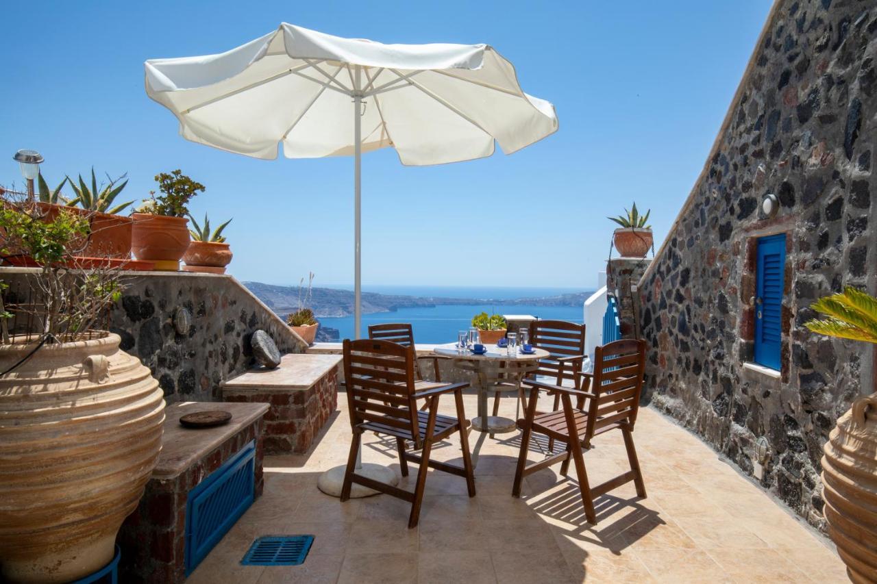 Santorini Folia Bianca Leilighet Imerovígli Eksteriør bilde